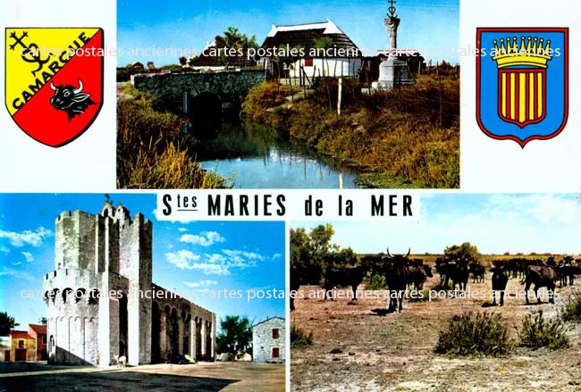 Cartes postales anciennes > CARTES POSTALES > carte postale ancienne > cartes-postales-ancienne.com Bouches du rhone  Saintes Maries De La Mer