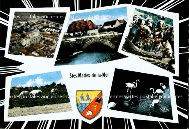 Cartes postales anciennes > CARTES POSTALES > carte postale ancienne > cartes-postales-ancienne.com Bouches du rhone  Saintes Maries De La Mer