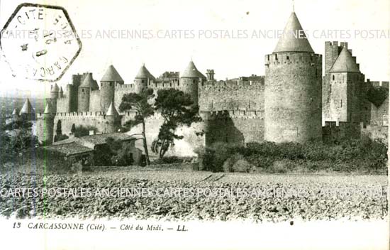 Cartes postales anciennes > CARTES POSTALES > carte postale ancienne > cartes-postales-ancienne.com Occitanie Carcassonne