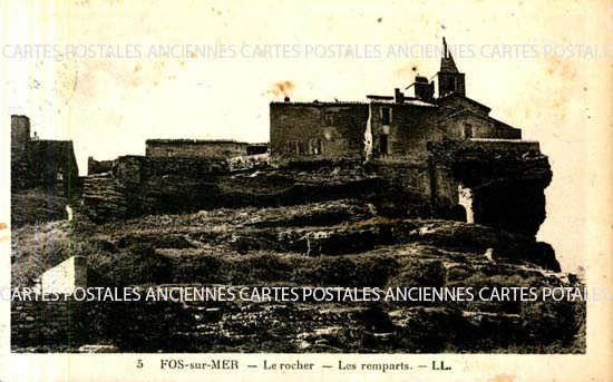 Cartes postales anciennes > CARTES POSTALES > carte postale ancienne > cartes-postales-ancienne.com Provence alpes cote d'azur Bouches du rhone Fos Sur Mer