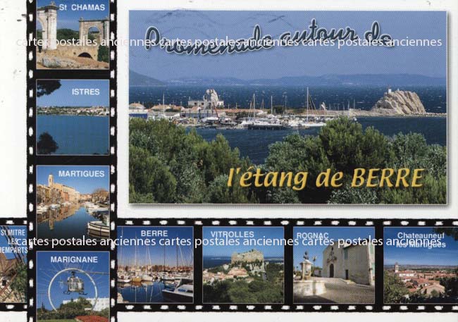 Cartes postales anciennes > CARTES POSTALES > carte postale ancienne > cartes-postales-ancienne.com Provence alpes cote d'azur Bouches du rhone Berre L Etang