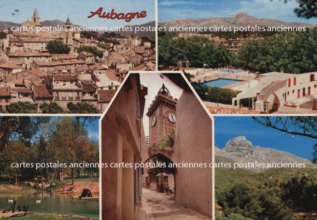 Cartes postales anciennes > CARTES POSTALES > carte postale ancienne > cartes-postales-ancienne.com Provence alpes cote d'azur Bouches du rhone Aubagne