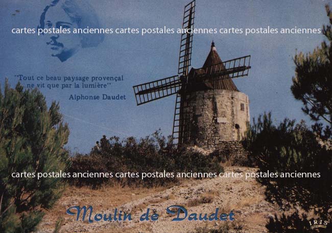 Cartes postales anciennes > CARTES POSTALES > carte postale ancienne > cartes-postales-ancienne.com Provence alpes cote d'azur Bouches du rhone Fontvieille