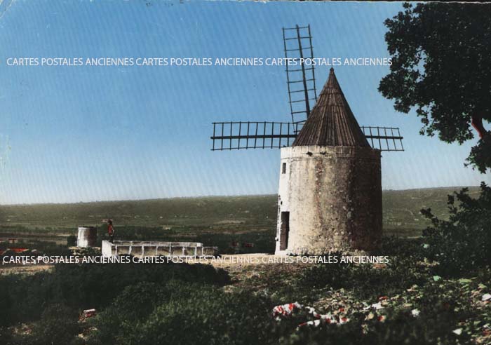 Cartes postales anciennes > CARTES POSTALES > carte postale ancienne > cartes-postales-ancienne.com Provence alpes cote d'azur Bouches du rhone Fontvieille