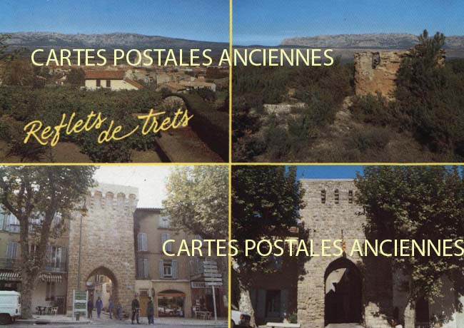 Cartes postales anciennes > CARTES POSTALES > carte postale ancienne > cartes-postales-ancienne.com Bouches du rhone  Trets