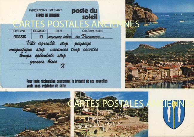 Cartes postales anciennes > CARTES POSTALES > carte postale ancienne > cartes-postales-ancienne.com Provence alpes cote d'azur Bouches du rhone Cassis