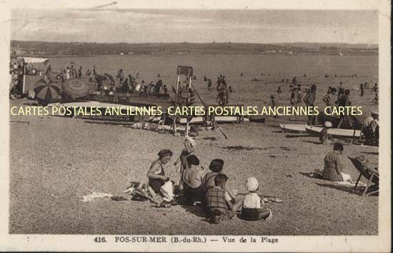 Cartes postales anciennes > CARTES POSTALES > carte postale ancienne > cartes-postales-ancienne.com Provence alpes cote d'azur Bouches du rhone Fos Sur Mer