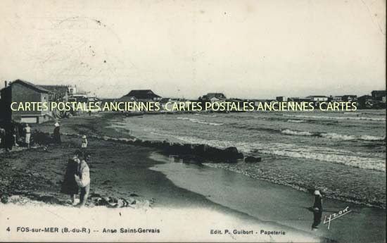 Cartes postales anciennes > CARTES POSTALES > carte postale ancienne > cartes-postales-ancienne.com Provence alpes cote d'azur Bouches du rhone Fos Sur Mer