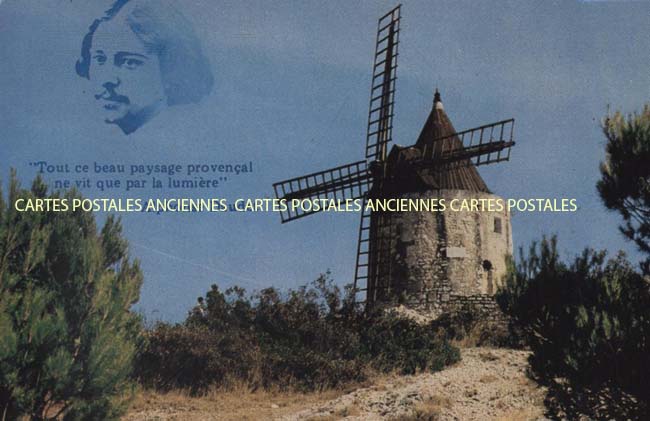 Cartes postales anciennes > CARTES POSTALES > carte postale ancienne > cartes-postales-ancienne.com Provence alpes cote d'azur Bouches du rhone Fontvieille