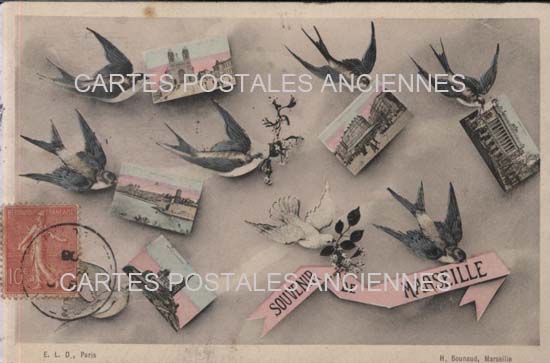 Cartes postales anciennes > CARTES POSTALES > carte postale ancienne > cartes-postales-ancienne.com Provence alpes cote d'azur Bouches du rhone Marseille