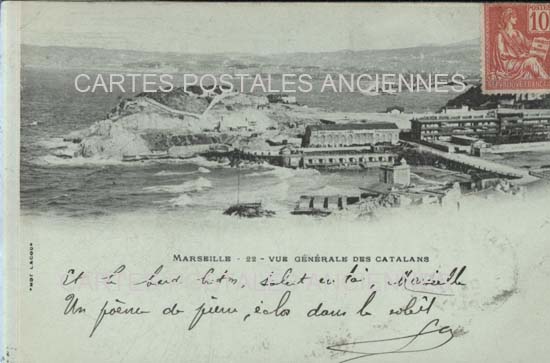 Cartes postales anciennes > CARTES POSTALES > carte postale ancienne > cartes-postales-ancienne.com Bouches du rhone  Marseille 7eme
