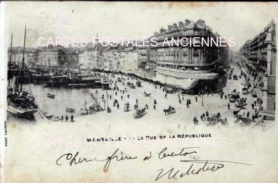Cartes postales anciennes > CARTES POSTALES > carte postale ancienne > cartes-postales-ancienne.com Provence alpes cote d'azur Bouches du rhone Marseille 1er