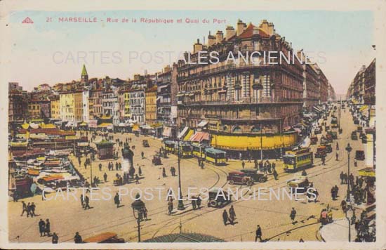 Cartes postales anciennes > CARTES POSTALES > carte postale ancienne > cartes-postales-ancienne.com Provence alpes cote d'azur Bouches du rhone Marseille 1er