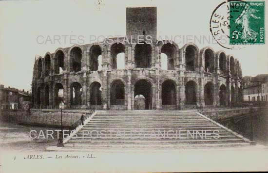Cartes postales anciennes > CARTES POSTALES > carte postale ancienne > cartes-postales-ancienne.com Provence alpes cote d'azur Bouches du rhone Arles
