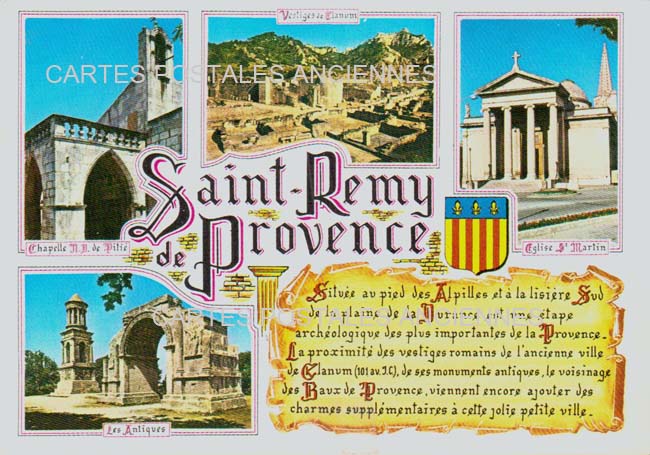 Cartes postales anciennes > CARTES POSTALES > carte postale ancienne > cartes-postales-ancienne.com Provence alpes cote d'azur Bouches du rhone Saint Remy De Provence