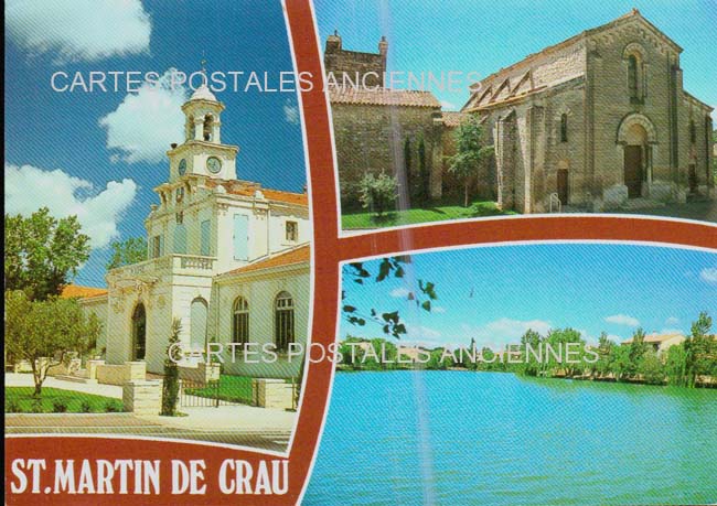 Cartes postales anciennes > CARTES POSTALES > carte postale ancienne > cartes-postales-ancienne.com Provence alpes cote d'azur Bouches du rhone Saint Martin De Crau