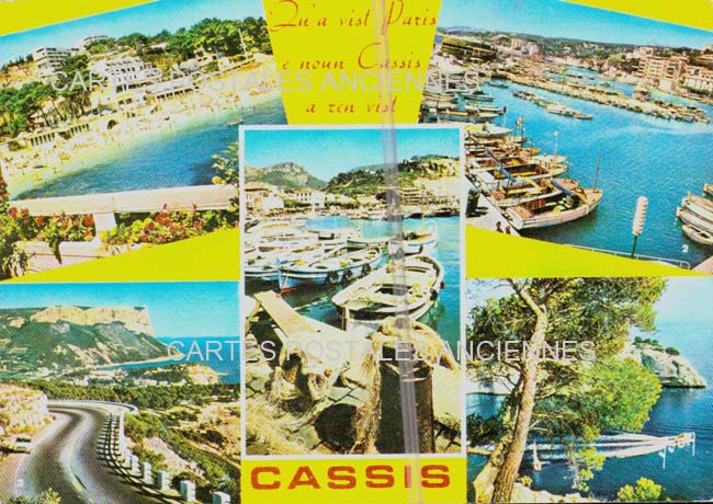 Cartes postales anciennes > CARTES POSTALES > carte postale ancienne > cartes-postales-ancienne.com Provence alpes cote d'azur Bouches du rhone Cassis