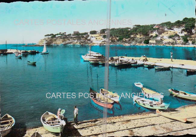 Cartes postales anciennes > CARTES POSTALES > carte postale ancienne > cartes-postales-ancienne.com Provence alpes cote d'azur Bouches du rhone Carry Le Rouet