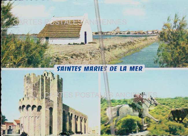 Cartes postales anciennes > CARTES POSTALES > carte postale ancienne > cartes-postales-ancienne.com Bouches du rhone  Saintes Maries De La Mer