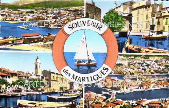 Cartes postales anciennes > CARTES POSTALES > carte postale ancienne > cartes-postales-ancienne.com Provence alpes cote d'azur Bouches du rhone Martigues