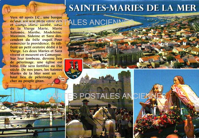 Cartes postales anciennes > CARTES POSTALES > carte postale ancienne > cartes-postales-ancienne.com Bouches du rhone  Saintes Maries De La Mer