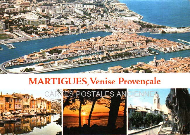 Cartes postales anciennes > CARTES POSTALES > carte postale ancienne > cartes-postales-ancienne.com Provence alpes cote d'azur Bouches du rhone Martigues