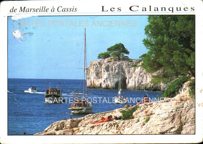 Cartes postales anciennes > CARTES POSTALES > carte postale ancienne > cartes-postales-ancienne.com Provence alpes cote d'azur Bouches du rhone Cassis