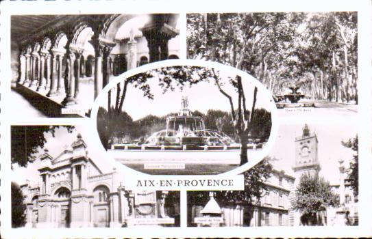 Cartes postales anciennes > CARTES POSTALES > carte postale ancienne > cartes-postales-ancienne.com Provence alpes cote d'azur Bouches du rhone Aix En Provence