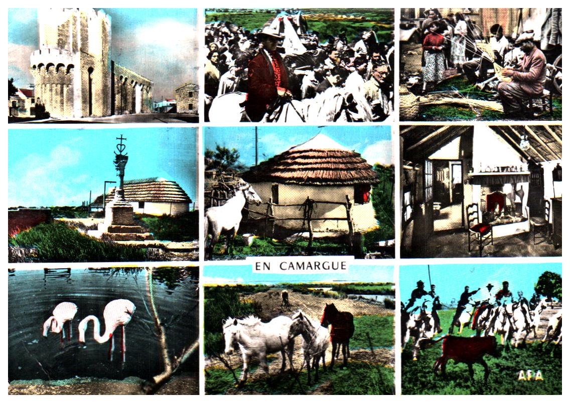 Cartes postales anciennes > CARTES POSTALES > carte postale ancienne > cartes-postales-ancienne.com Provence alpes cote d'azur Bouches du rhone Saintes Maries De La Mer