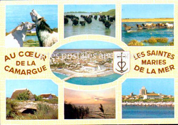 Cartes postales anciennes > CARTES POSTALES > carte postale ancienne > cartes-postales-ancienne.com Bouches du rhone  Saintes Maries De La Mer