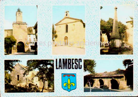 Cartes postales anciennes > CARTES POSTALES > carte postale ancienne > cartes-postales-ancienne.com Bouches du rhone  Lambesc