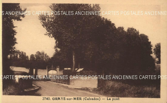 Cartes postales anciennes > CARTES POSTALES > carte postale ancienne > cartes-postales-ancienne.com Normandie Calvados Graye Sur Mer