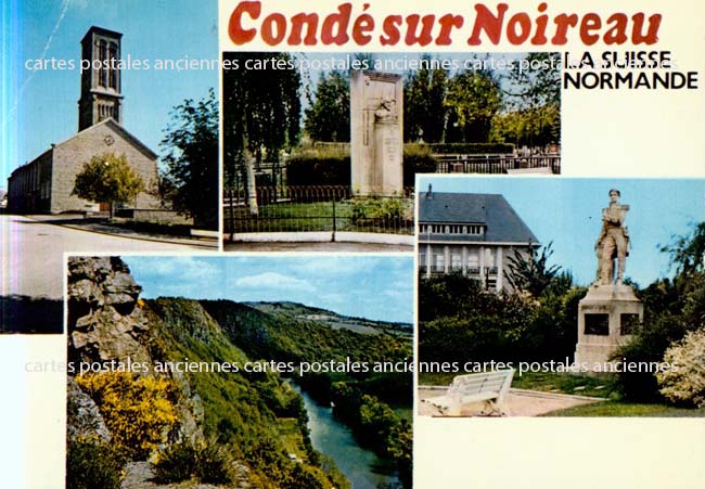 Cartes postales anciennes > CARTES POSTALES > carte postale ancienne > cartes-postales-ancienne.com Normandie Calvados Conde Sur Noireau