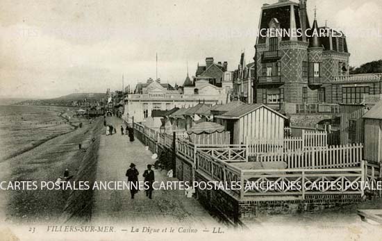 Cartes postales anciennes > CARTES POSTALES > carte postale ancienne > cartes-postales-ancienne.com Normandie Calvados Villers Sur Mer