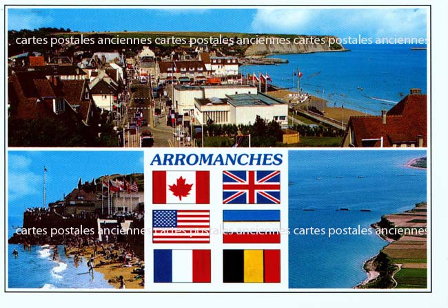 Cartes postales anciennes > CARTES POSTALES > carte postale ancienne > cartes-postales-ancienne.com Normandie Calvados Arromanches Les Bains