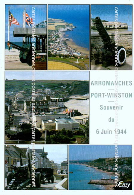 Cartes postales anciennes > CARTES POSTALES > carte postale ancienne > cartes-postales-ancienne.com Normandie Calvados Arromanches Les Bains