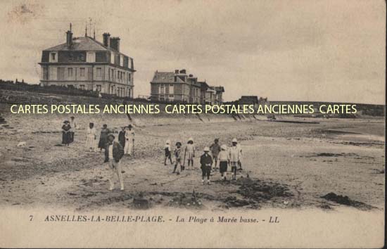 Cartes postales anciennes > CARTES POSTALES > carte postale ancienne > cartes-postales-ancienne.com Normandie Calvados Asnelles