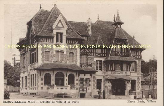 Cartes postales anciennes > CARTES POSTALES > carte postale ancienne > cartes-postales-ancienne.com Normandie Calvados Blonville Sur Mer