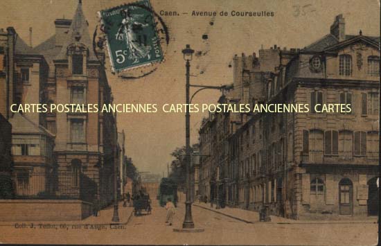 Cartes postales anciennes > CARTES POSTALES > carte postale ancienne > cartes-postales-ancienne.com Normandie Calvados Caen