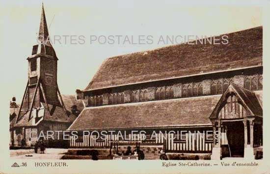 Cartes postales anciennes > CARTES POSTALES > carte postale ancienne > cartes-postales-ancienne.com Normandie Honfleur