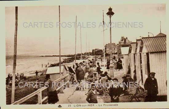 Cartes postales anciennes > CARTES POSTALES > carte postale ancienne > cartes-postales-ancienne.com Normandie Lion Sur Mer
