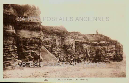 Cartes postales anciennes > CARTES POSTALES > carte postale ancienne > cartes-postales-ancienne.com Normandie Calvados Luc Sur Mer