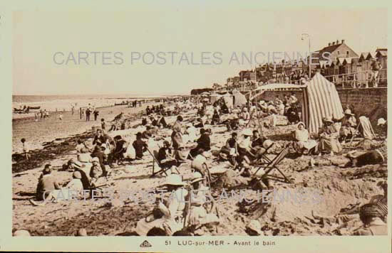 Cartes postales anciennes > CARTES POSTALES > carte postale ancienne > cartes-postales-ancienne.com Normandie Calvados Luc Sur Mer