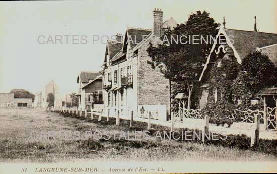 Cartes postales anciennes > CARTES POSTALES > carte postale ancienne > cartes-postales-ancienne.com Normandie Langrune Sur Mer