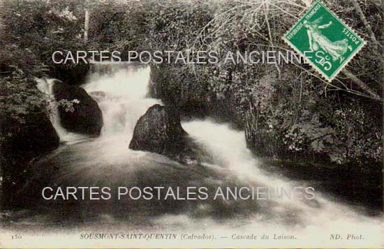 Cartes postales anciennes > CARTES POSTALES > carte postale ancienne > cartes-postales-ancienne.com Normandie Calvados Soumont Saint Quentin