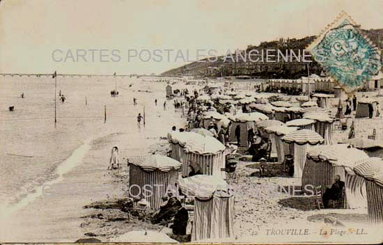 Cartes postales anciennes > CARTES POSTALES > carte postale ancienne > cartes-postales-ancienne.com Normandie Trouville Sur Mer