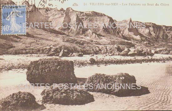 Cartes postales anciennes > CARTES POSTALES > carte postale ancienne > cartes-postales-ancienne.com Normandie Villers Sur Mer