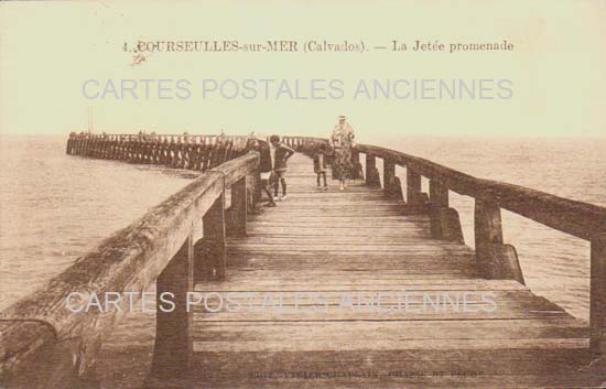 Cartes postales anciennes > CARTES POSTALES > carte postale ancienne > cartes-postales-ancienne.com Normandie Calvados Courseulles Sur Mer