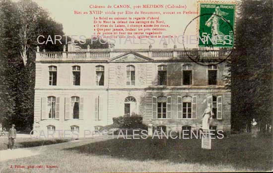 Cartes postales anciennes > CARTES POSTALES > carte postale ancienne > cartes-postales-ancienne.com Normandie Calvados Canon