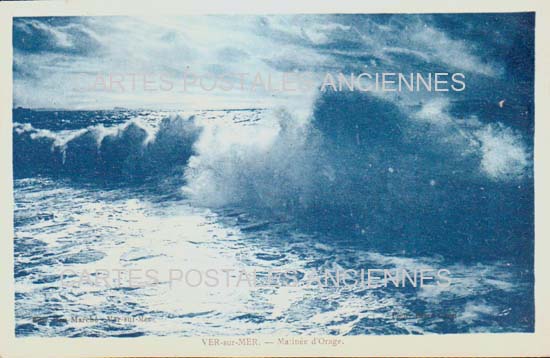 Cartes postales anciennes > CARTES POSTALES > carte postale ancienne > cartes-postales-ancienne.com Normandie Ver Sur Mer